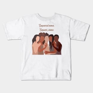 Empowered women empower women, feminist, activist, strong Kids T-Shirt